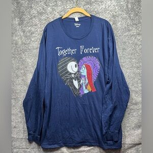Nightmare Before Christmas Shirt XXL Jack And Sally Love Valentines ￼ Halloween